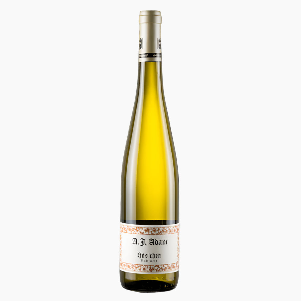 VDP Weingut A. J. Adam Dhroner Häschen Kabinett Riesling Flasche

