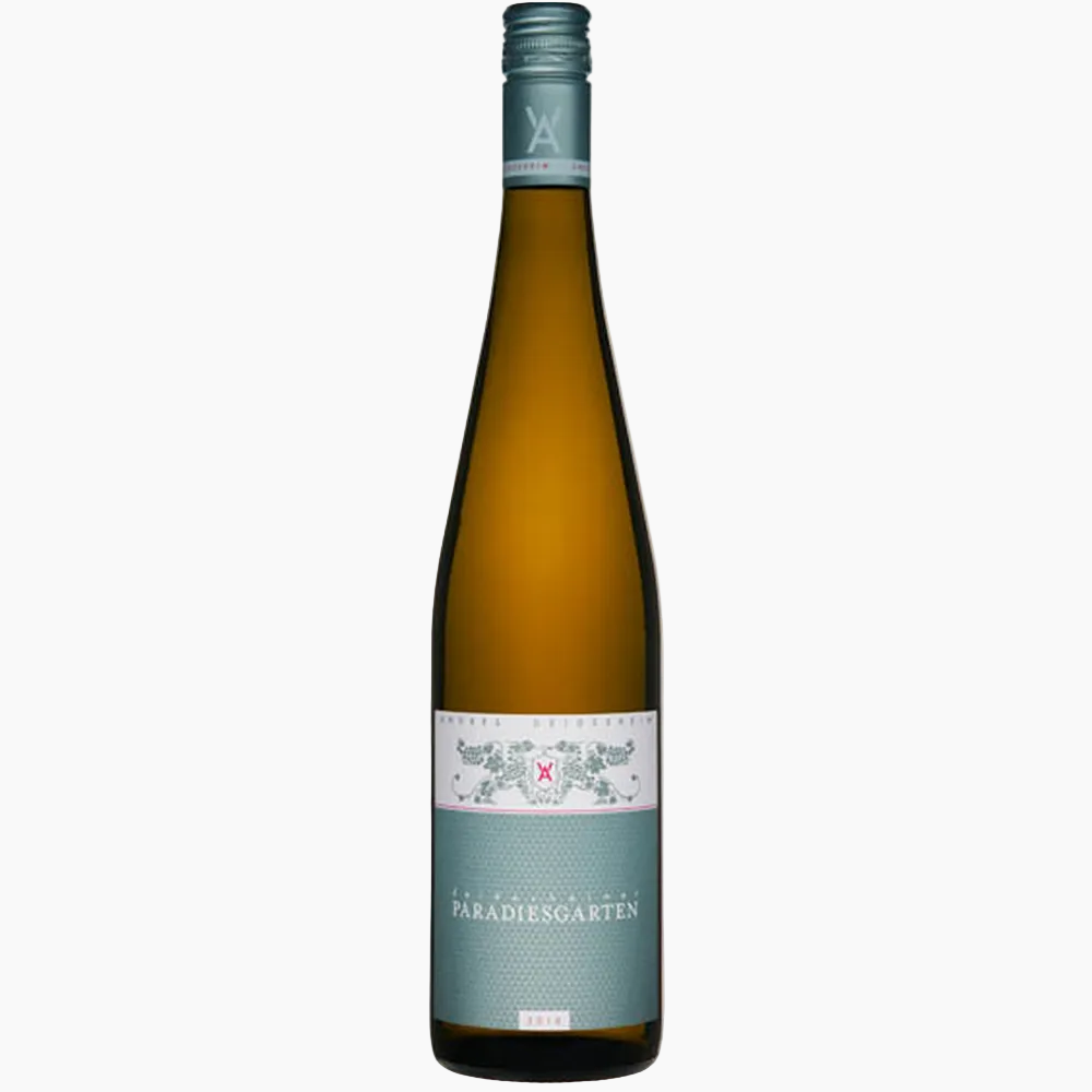 Deidesheimer Paradiesgarten Riesling erste Lage Weingut Andres Weinflasche