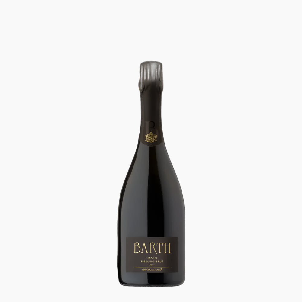 VDP Wein- und Sekthaus BARTH Hassel Riesling Brut Nature Grosse Lage Sektflasche

